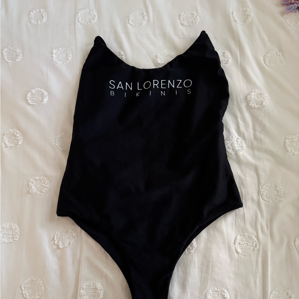 San Lorenzo Elegant Black Swimwear